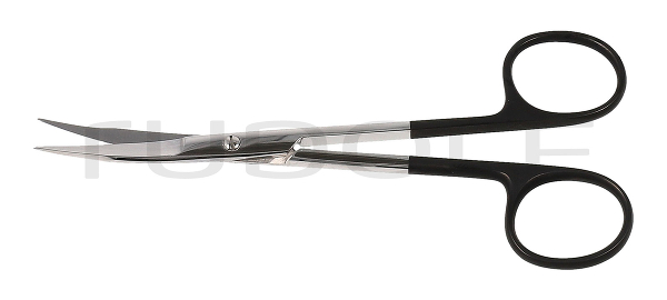 RU 2901-13M / Dissec. Scissors Goldmann-Fox, Fine, Cvd. Sc Serr., 13 cm - 5"