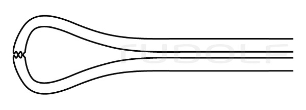 RU 6518-24 / Pinza Intestinale Babcock (Standard) 24cm