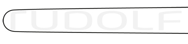 RU 3684-16 / Schlauchklemme, Glatt 16,5 cm