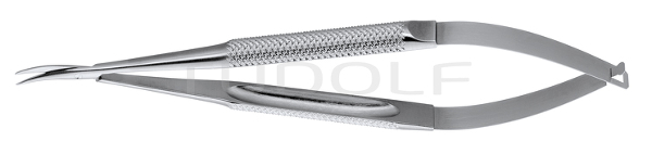RU 2389-14 / Mikro-Präp. Schere, geb. 14,5 cm