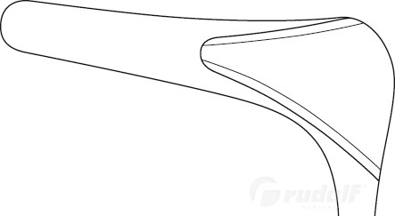 RU 8012-351 / Especula Nasal Killian, Figura 2, 55 mm, 14 cm - 5 1/2"