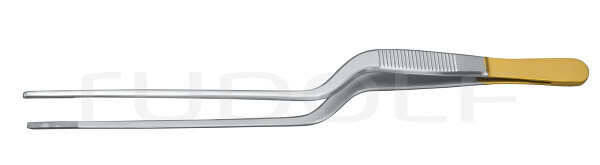 RU 4084-18 / Pinza Anatomica Grünwald, Baionetta, TC 19 cm