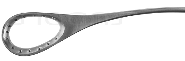 RU 7415-27 / Pince P. Avortement Sänger, Courbée, 27cm
