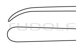 RU 8849-02 / Caspar Diss., Cvd. Down 23 cm - 9", 4,5 mm