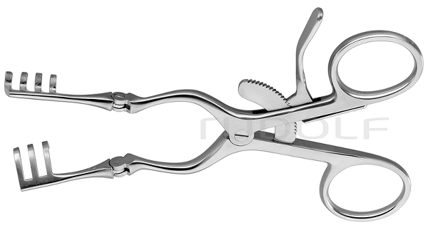RU 4723-13 / Retractor Cone (Adson-Baby), Blunt 14cm
, 5 1/2", 3x4 Teeth