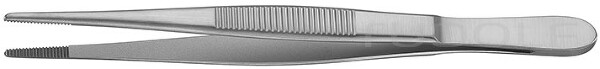 RU 4010-14 / Pinza Anatomica, Sottile, Retta 14,5 cm