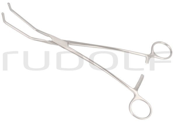 RU 7640-28 / Pinza Cardiovascolare Satinsky/Debakey Per Occlusione Tangenziale, 28cm