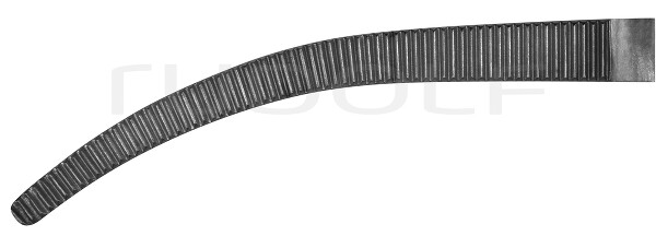 RU 3302-20 / Pinza Heiss Para Ligaduras, Poco Curva, 20 cm
