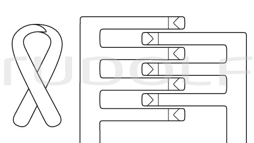 RU 4734-20 / Écarteur Cone, Pointu, 3 x 4 Dents 21 cm