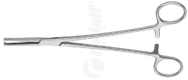 RU 3388-20 / Pinza Per Isterectomia Phaneuf, Retta, 1x2D, 21,5cm