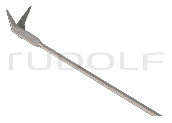 RU 8650-12/03 / Lar. Micro. Scrs, 45°Up, TH-MOV. Shaft Length 23cm/9", Conicø1/2mm, Jaw 2mm