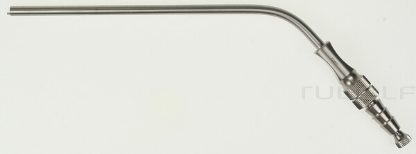 RU 6420-33 / Suction Tube Frazier (Fergusson), Ø 5,0mm 15 Ch/Fr, (Wl) 130mm - 5", W. CUT-OFF, LUER-HUB and Stylet