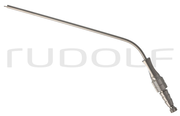 RU 6420-30 / Suction Tube Frazier (Fergusson), Ø 3,3mm 10 Ch/Fr, (Wl) 130mm - 5", W. CUT-OFF, LUER-HUB and Stylet