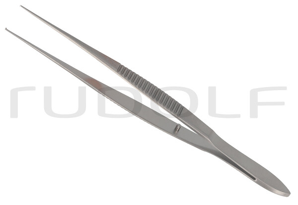 RU 9883-05 / Pinza Per L'occhio, 1x2 Denti, Retta 0,5mm, 10cm
