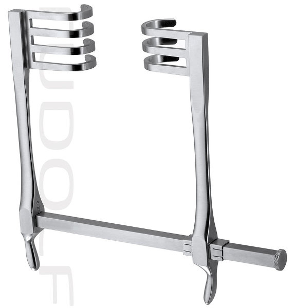 RU 4774-00 / Abd. Retractor Frazier Arm Length 13cm
, 5", Spread 9cm
, 3 1/2"