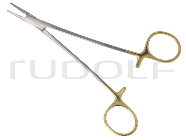 RU 6055-35 / Needle Holder Crile-Wood, TC, Smooth, Str. 15cm, 6"