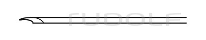 RU 8802-02 / Jacobson Vessel Knife Tip, 9,5 cm - 4", for Handle RU 8802-00