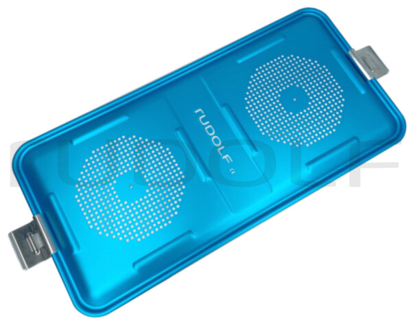 CS315-002 / Couvercle Seul, Perforée, Bleu 1/1, 580 x 280 mm