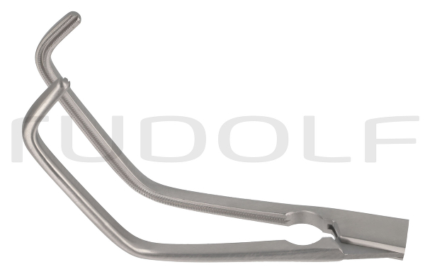 RU 7640-27 / Satinsky-De Bakey Atrauma Clamp, Cvd., Shanks Cvd., (L) 26.5 cm - 10 1/2"
