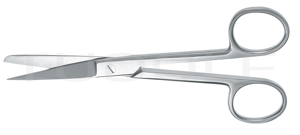 RU 1002-14 / Scissors, Sh/Bl, Str., Fig. 2 14,5 cm, 5,75"