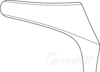 RU 8013-11 / Especulo Nasal Killian-Struycken, Figura 1, 40 mm, 14 cm - 5 1/2"