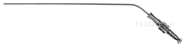 RU 6420-46 / Suction Tube Frazier (Fergusson), Ø 2,5mm 8 Ch/Fr, (Wl) 190mm - 7 1/2", W. CUT-OFF, LUER-HUB and Stylet