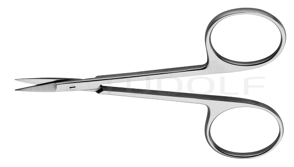 RU 2450-08 / Scissors Model Bonn, Straight, (L) 8 cm - 3 1/4"