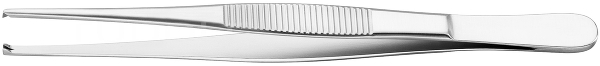 RU 4100-15 / Pinzette Chir. Standard, Ger., 1x2Z. 15,5 cm