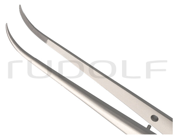 RU 4270-15 / Pince Pour Microscopie, Courbée, 14,5 cm 14,5 cm