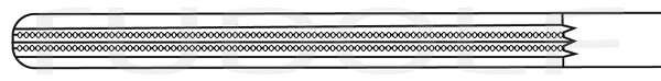 RU 6534-13 / Darmklemme Doyen, Atrauma, Gerade, (L) 13 cm