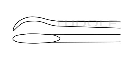 RU 8810-21 / Yasarg. Micro Raspatory, 18,5cm
 - 7 1/4"