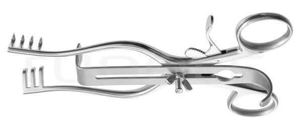 RU 4718-00 / Divaricatore Henley, Acuto, Completo 16,5cm