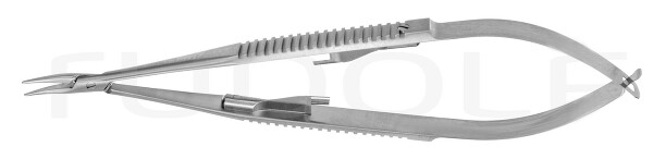 RU 5959-14 / Needle Holder Castroviejo Cvd., W. Ratchet, 0,75mm, 14cm