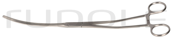 RU 7618-33 / De Bakey Atrauma Forceps, Cvd., Shanks Curved, 32.5 cm - 12 3/4"