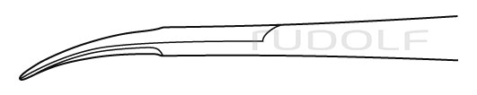 RU 2388-14 / Mikro-Schere, geb. 14,0 cm