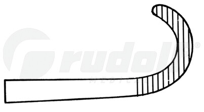 RU 6644-21 / Pinza Desjardins P/Conducto Biliar, Curva, 21 cm