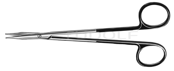 RU 1580-15M / Forbice Reynolds, Retta, MC 15,5 cm