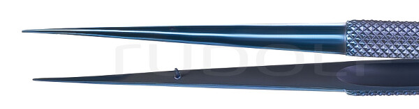 RU 4068-18T / Micro-Pince, Droite, Ti Plaque P. Fil 6 x 0,4mm, 18cm