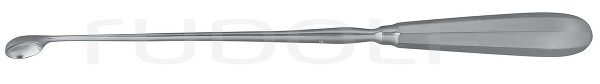 RU 7280-06 / Cucchiaio Uterino Schröder, Fig. 6 Tagliente, Rigido, 30cm