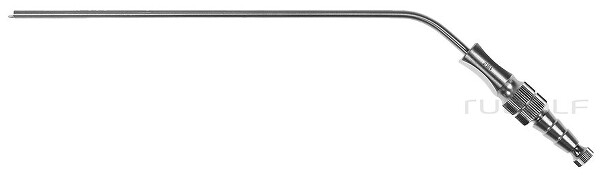 RU 6420-40 / Suction Tube Frazier (Fergusson), Ø 3,5mm 11 Ch/Fr, (Wl) 150mm - 6", W. CUT-OFF, LUER-HUB and Stylet