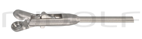 RU 8619-70/03 / Pinza BRO-ESO, 25cm, 1,5mm, Cuch. Redonda