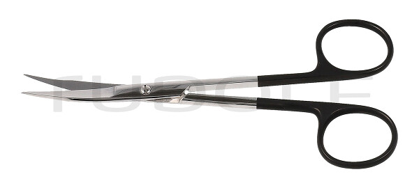 RU 2901-13M / Forbice Goldmann-Fox, Curva, Dent., MC 13,0 cm