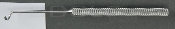 RU 6118-15 / Ligature Needle Kronecker, Blunt, for Right Hand, 13 cm, Left Curved