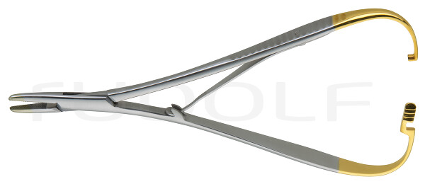 RU 6065-14 / Needle Holder Mathieu, TC, Str. 14cm, 5 1/2"