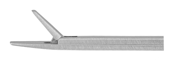 RU 7890-23 / Micro Ear Forceps, Straight, Smooth, Shaft Length 8 cm - 3 1/4",