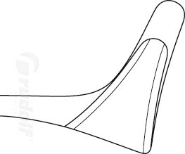 RU 8010-01 / Nasal Specula Mod. Wien, Figure 1, Screw Joint, 13 cm - 5"