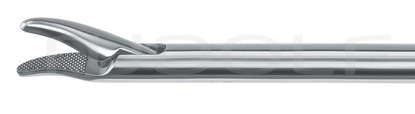 LP354-133 / Nadelhalter; Links Gebogen; Ergonomisch Gebogener Griff; NL 330mm; Ø5mm; TC