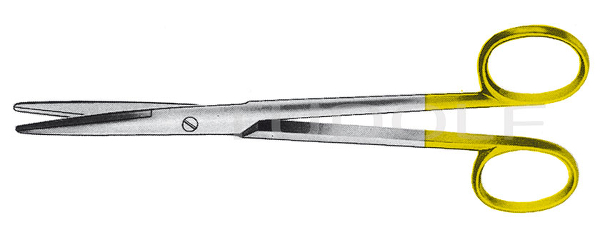 RU 1102-16 / Disecting Scissors Lexer, Str., TC 16 cm, 6,25"