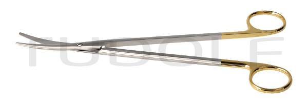RU 1334-18W / Diss. Scissors Metzenb.-Stand., Cvd., TC Serr. Cutting Edge, 18 cm - 7"