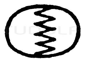 RU 6502-19 / Pinza Intestinal Allis, 5x6D., 19 cm